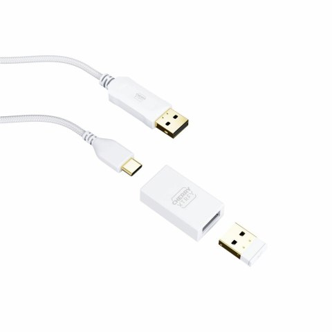 Bezprzewodowa, biała mysz CHERRY XTRFY M64