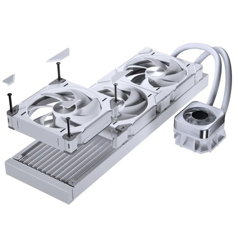 Chłodzenie wodne PHANTEKS Glacier One 420D30 X2 DRGB AiO - 420mm, biały