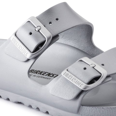 Birkenstock Arizona Essentials Sandały Unisex Metaliczny, Srebrny
