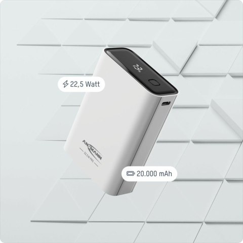 Ansmann PB222PD Litowo-polimerowy (LiPo) 20000 mAh Biały
