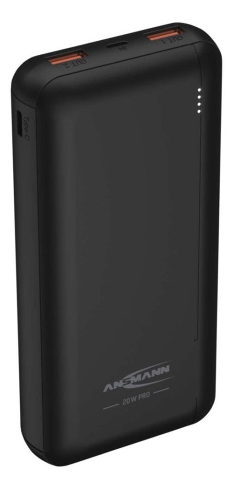 Ansmann PB320PD Litowo-polimerowy (LiPo) 20000 mAh Czarny