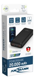 Ansmann PB320PD Litowo-polimerowy (LiPo) 20000 mAh Czarny