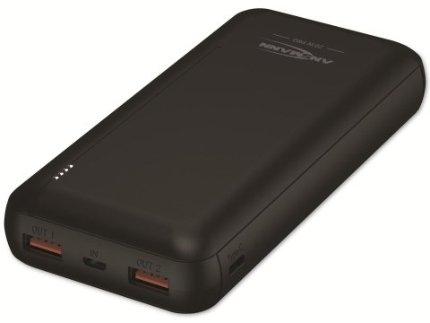 Ansmann PB320PD Litowo-polimerowy (LiPo) 20000 mAh Czarny