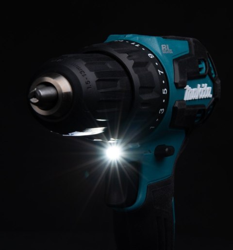 Makita DHP490Z wkrętak zasilany/zakrętark udarowy 1900 RPM Niebieski, Czarny