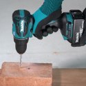 Makita DHP490Z wkrętak zasilany/zakrętark udarowy 1900 RPM Niebieski, Czarny