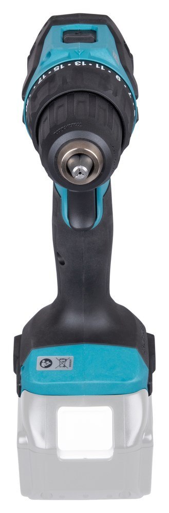 Makita DHP490Z wkrętak zasilany/zakrętark udarowy 1900 RPM Niebieski, Czarny