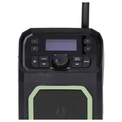 Imperial DABMAN OR 5 mobiele DAB+/FM buitenradio Przenośny Cyfrowy Czarny, Zielony