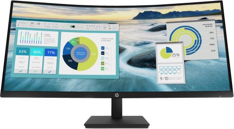 Monitor HP P34hc G4 21Y56AA#ABB 34" 3440x1440px Quad HD LED Czarny