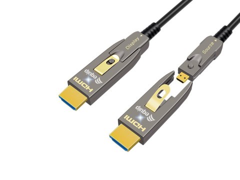 Equip 119413 kabel HDMI 20 m HDMI Type-A/HDMI Type-D Czarny