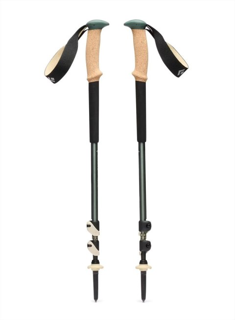 Kije trekkingowe BLACK DIAMOND Trail Cork Trekking Poles laurel green