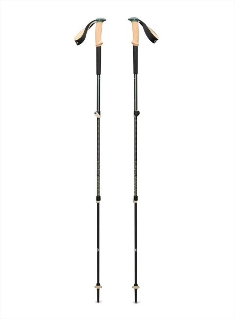 Kije trekkingowe BLACK DIAMOND Trail Cork Trekking Poles laurel green