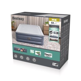 Bestway 6713I / 23 dmuchany materac Podwójny materac Szary Unisex