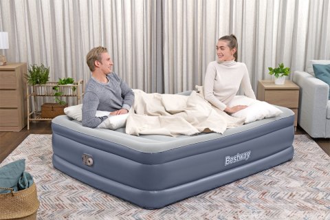 Bestway 6713I / 23 dmuchany materac Podwójny materac Szary Unisex