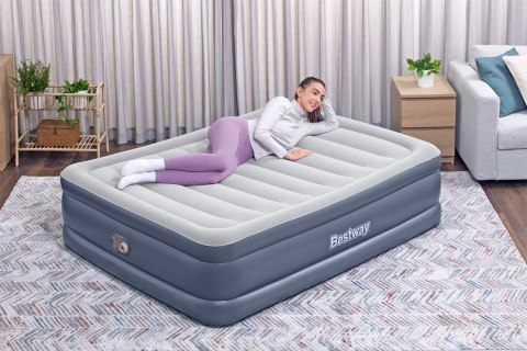 Bestway 6713I / 23 dmuchany materac Podwójny materac Szary Unisex