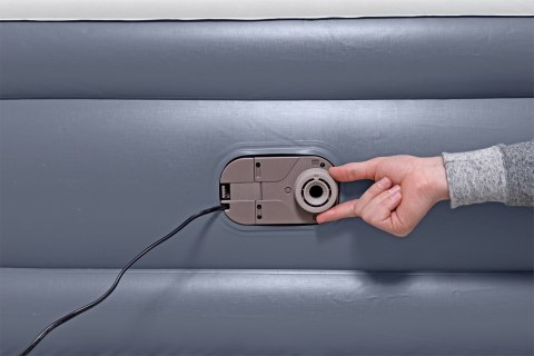 Bestway 6713I / 23 dmuchany materac Podwójny materac Szary Unisex