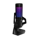 ASUS ROG Carnyx USB Gaming Microphone (25mm condenser capsule, 192kHz/24-bit, cardioid, high-pass filter, built-in pop filter, m