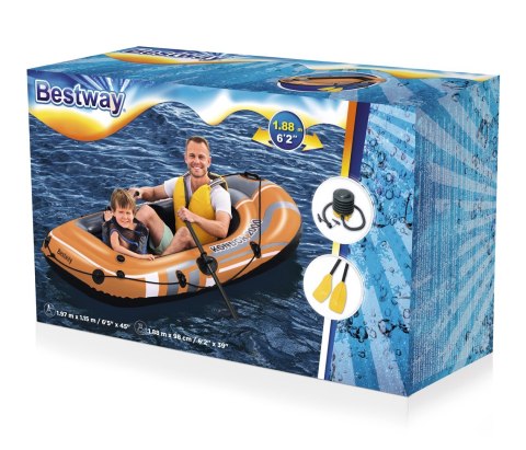 Bestway 61062 Ponton dmuchany 188x98cm