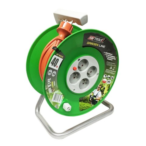 AWTOOLS PRZEDŁUŻACZ BĘBNOWY GARDEN LINE 25m 3x1mm 10A / 2300W