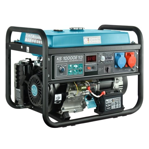 KÖNNER & SÖHNEN AGREGAT/GENERATOR BENZYNOWY 7,5kW 230/400V ROZRUCH ELEKTRYCZNY AVR VST KS10000E1/3
