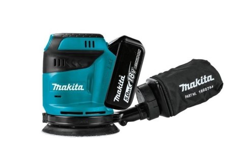 Makita Szlifierka mimośrodowa 18V DBO180RTJ 125/2,8mm 2x5,0Ah