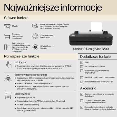 Ploter HP DesignJet T230 24 cale 5HB07D