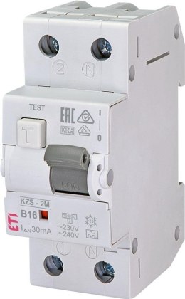 Wyłącznik różnicowy B 16A 1P+N 2M 30MA A 10KA