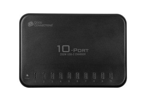 Dobre połączenia USB-Desktop-Schnellladestation 200W 10Port