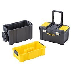 Stanley Essential Twarda kaseta na narzędzie Plastik Szary, Żółty