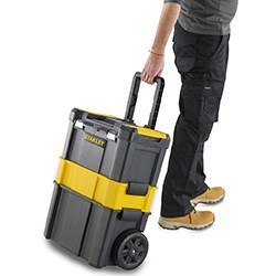 Stanley Essential Twarda kaseta na narzędzie Plastik Szary, Żółty