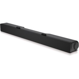 Dell Stereo Soundbar AC511M Speaker type Sound bar - stereo - 2 - active, Mini-phone stereo 3.5 mm; USB 2.0, Black, 2.5 W
