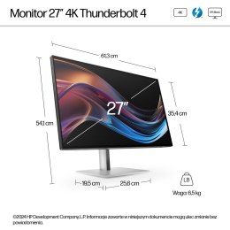HP 27-calowy monitor seria 7 Pro 4K Thunderbolt 4 - 727pk