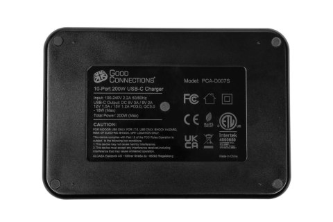 Dobre połączenia USB-Desktop-Schnellladestation 200W 10Port