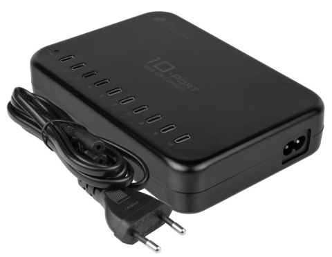 Dobre połączenia USB-Desktop-Schnellladestation 200W 10Port