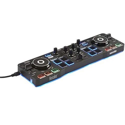 Hercules Starlight CD scratcher 2 kan. Czarny