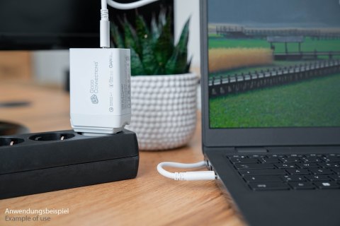 Alcasa PCA-W007W ładowarka do urządzeń przenośnych Uniwersalne Biały Prąd przemienny Szybkie ładowanie Wewnętrzna