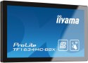 Iiyama ProLite TF1634MC-B8X monitor komputerowy 39,6 cm (15.6") 1920 x 1080 px Full HD LED Ekran dotykowy Przeznaczony dla wielu