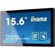 Iiyama ProLite TF1634MC-B8X monitor komputerowy 39,6 cm (15.6") 1920 x 1080 px Full HD LED Ekran dotykowy Przeznaczony dla wielu