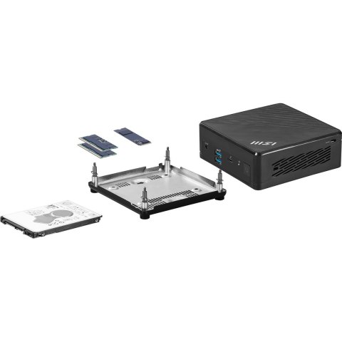 MSI Cubi 5 1M-437BEU Wielkość PC 0.6L Czarny 150U Intel SoC