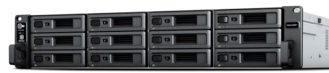 Synology RackStation RS2423RP+ serwer danych NAS Rack (2U) Ryzen Embedded V1780B 8 GB DDR4 0 TB DiskStation Manager Czarny, Szar