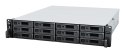 Synology RackStation RS2423RP+ serwer danych NAS Rack (2U) Ryzen Embedded V1780B 8 GB DDR4 0 TB DiskStation Manager Czarny, Szar