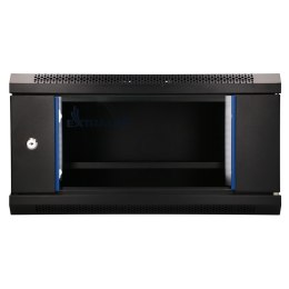 Extralink LITE 4U 530X400 WALL-MOUNTED RACKMOUNT CABINET BLACK Stojak wolnostojący/ścienny/podłogowy Czarny