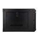 Extralink LITE 4U 530X400 WALL-MOUNTED RACKMOUNT CABINET BLACK Stojak wolnostojący/ścienny/podłogowy Czarny