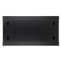Extralink LITE 4U 530X400 WALL-MOUNTED RACKMOUNT CABINET BLACK Stojak wolnostojący/ścienny/podłogowy Czarny