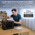 Extralink LITE 4U 530X400 WALL-MOUNTED RACKMOUNT CABINET BLACK Stojak wolnostojący/ścienny/podłogowy Czarny