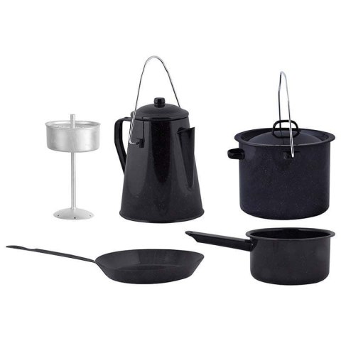Esschert Design FF215 kampingowy przybór kuchenny Zestaw Czarny