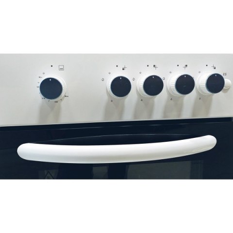 Kuchnia gazowa MPM MPM-54-KGF-21 | piekarnik gazowy | grill | ruszt żeliwny | biały