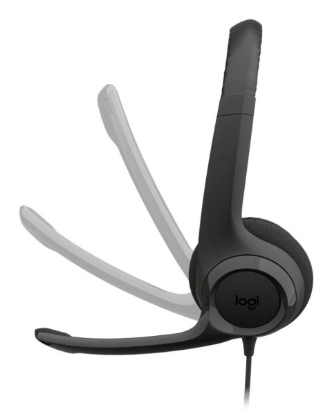 Logitech H390 USB Zestaw słuchawkowy Przewodowa Opaska na głowę Połączenia/muzyka USB Type-C Czarny