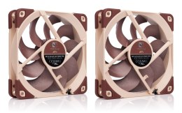 Noctua NF-A12X25 G2 PWM SX2-PP system chłodzenia komputerów Obudowa komputera Wentylator 12 cm Beżowy 2 szt.