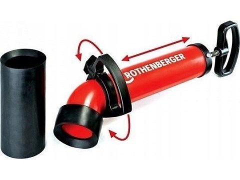 Pompa ROPUMP SUPER PLUS su 2 adapteriais, Rothenberger