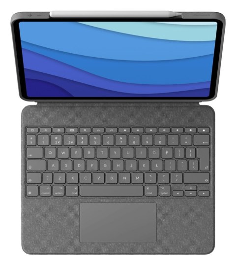 Logitech 920-010214 klawiatura do urządzeń mobilnych QWERTY British English Smart Connector Szary